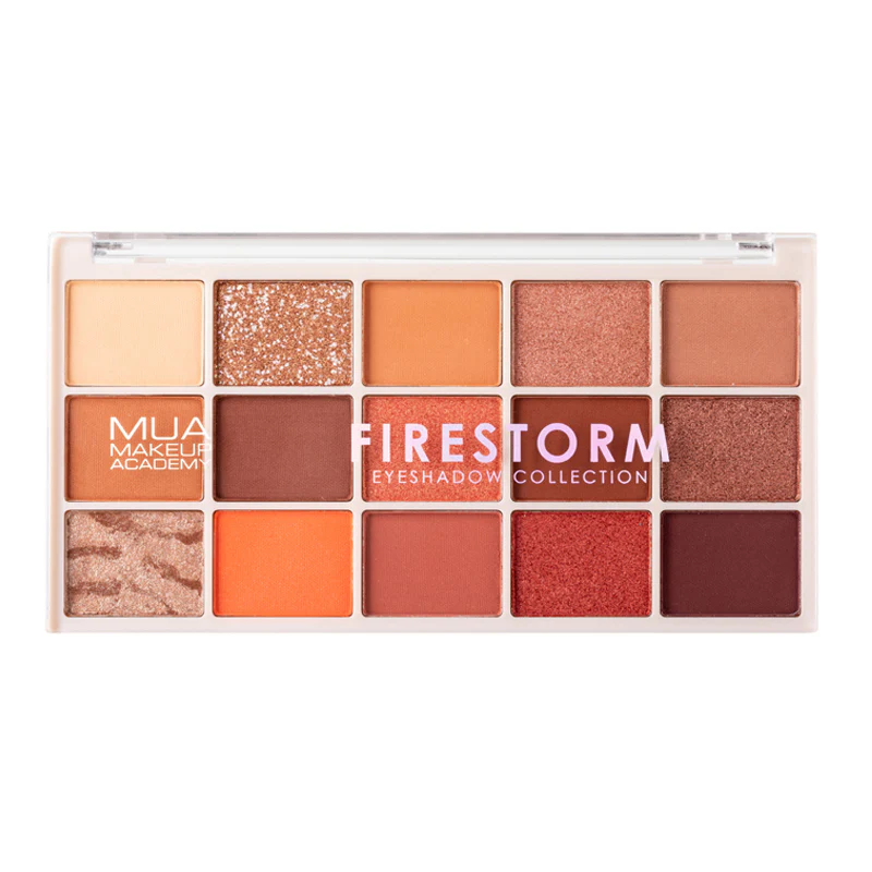 MUA 15 SHADE EYESHADOW PALETTE - FIRESTORM