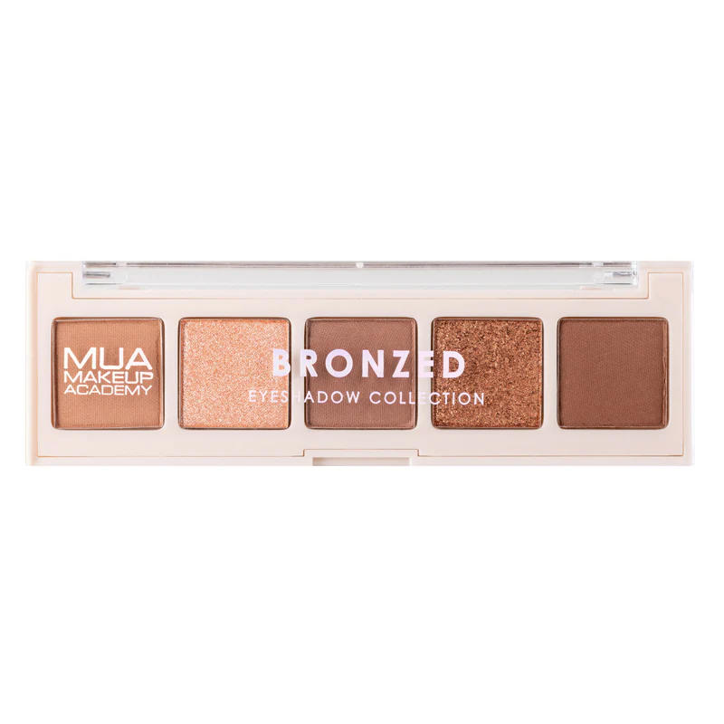 MUA 5 SHADE EYESHADOW PALETTE - BRONZED