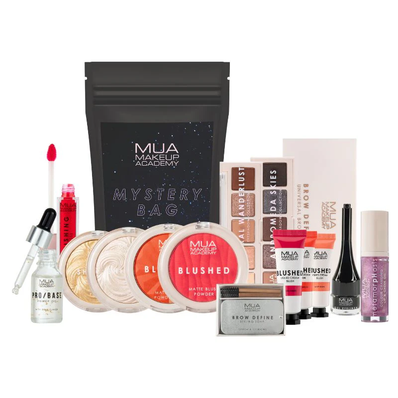 MUA MYSTERY MAKEUP VAULT (10 items)