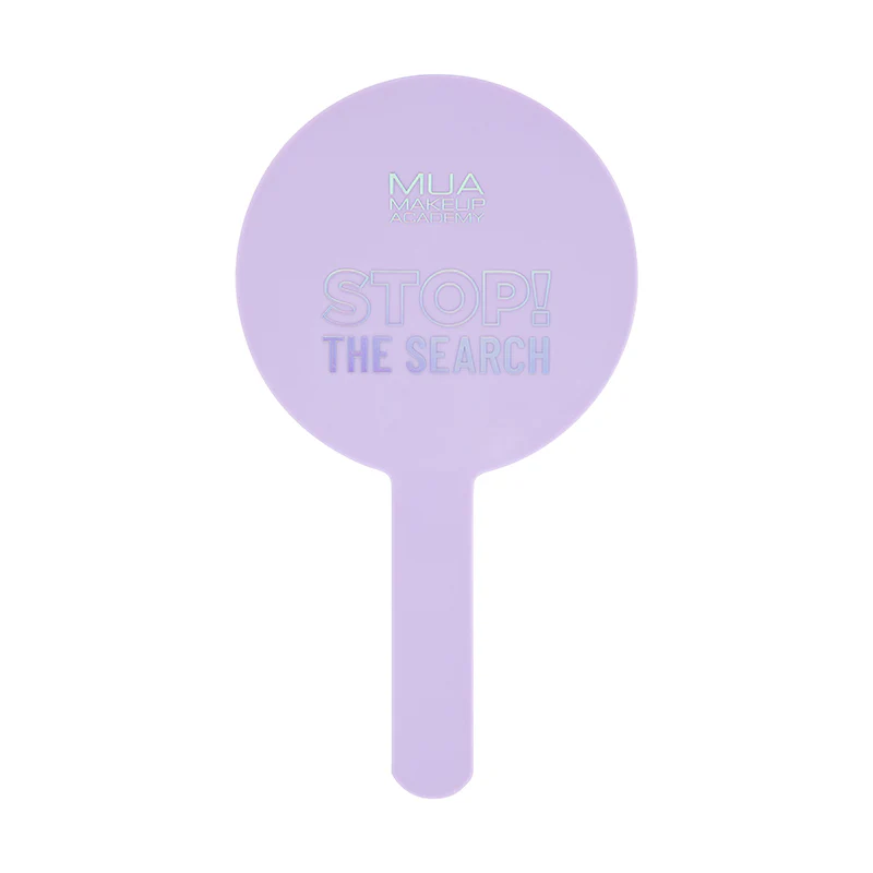 MUA STOP THE SEARCH HANDHELD MIRROR