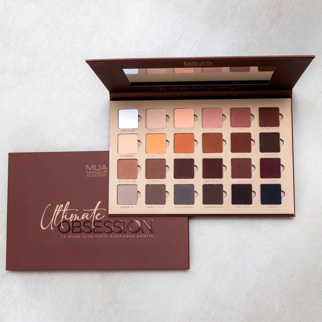 MUA Ultimate Obsession 24 Shade Matte Nude Eyeshadow Palette - Image 3